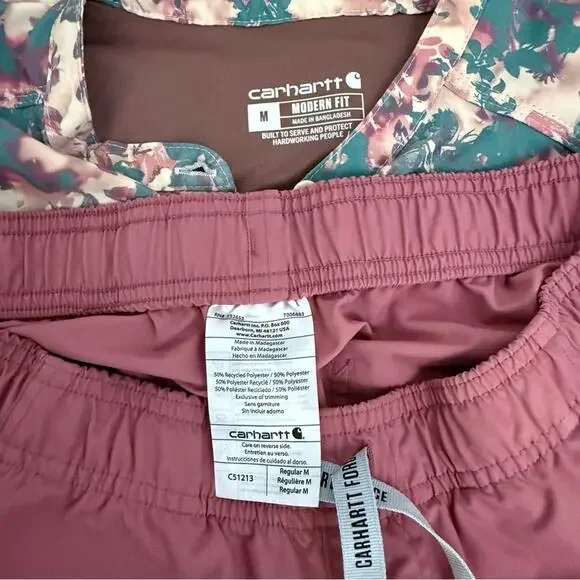 NWOT Carhartt Floral Scrubs Set Size Medium - Picture 16 of 16